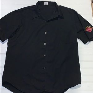 Hard Rock Cafe Work Uniform Button down Shirt